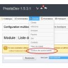 Module Administration des points fidélité